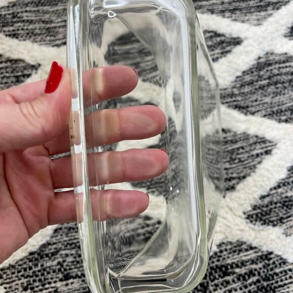 Pyrex Authentic Clear Baking Pan size 10x6x3/4 - Picture 3 of 4